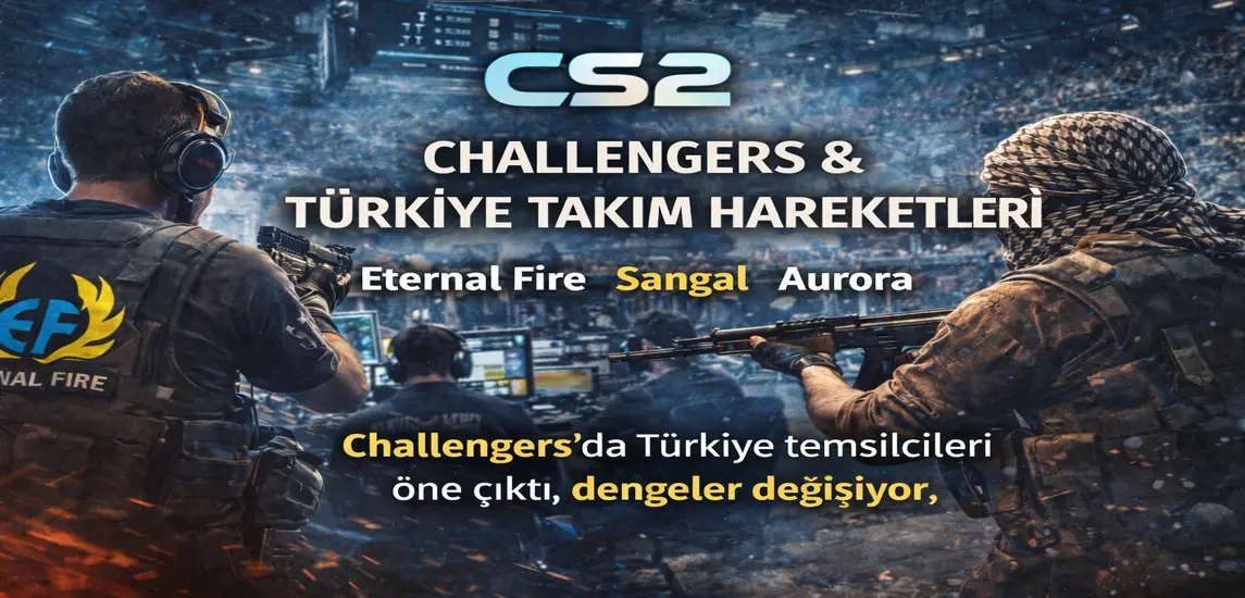CS2 Sahnesinde Kritik Günler: Challengers’ta Türkiye Takımları Hareketlendi, Dengeler Değişiyor