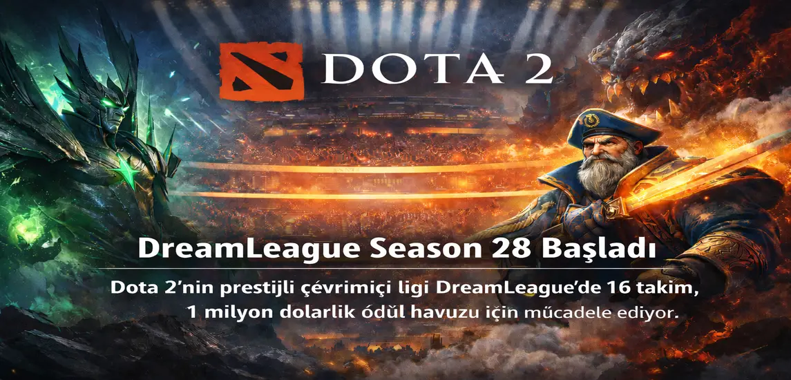 DreamLeague Season 28 Başladı: Dota 2’nin En Büyük Online Liglerinden Biri 16 Şubat’ta Start Aldı