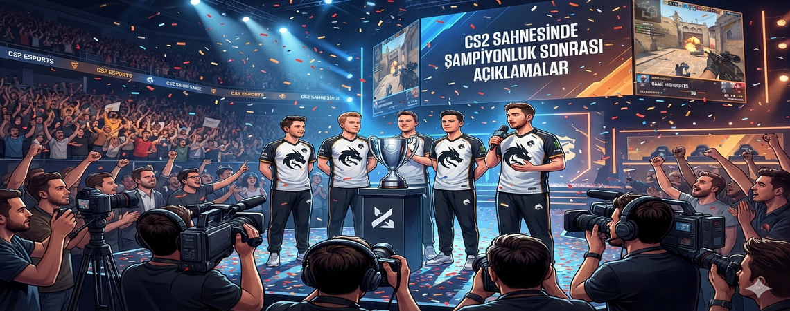 CS2 Sahnesinde Şampiyonluk Sonrası Açıklamalar: Oyuncular ve Koçlar Ne Dedi?