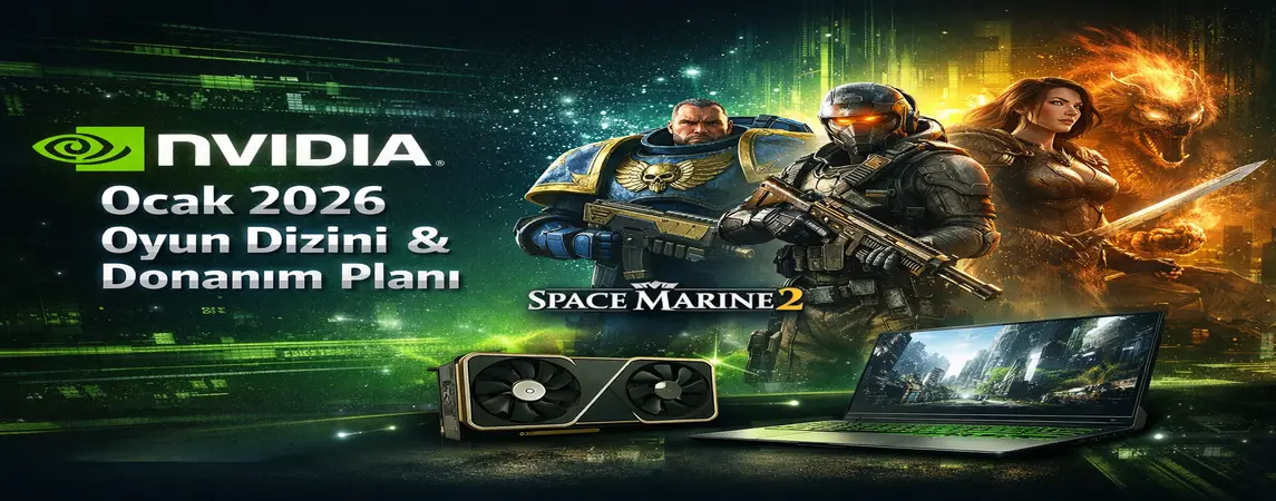NVIDIA Ocak 2026 oyun dizini ve donanım planını açıkladı