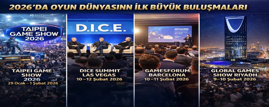 Ocak – Şubat 2026: Erken Yıl Oyun & Sektör Etkinlikleri
