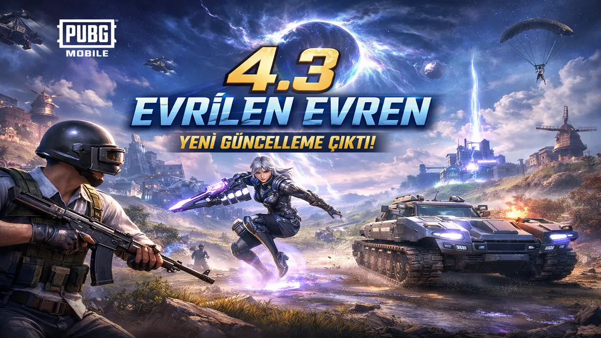 PUBG MOBILE 4.3 Güncellemesi Yayında: Evrilen Evren Başladı