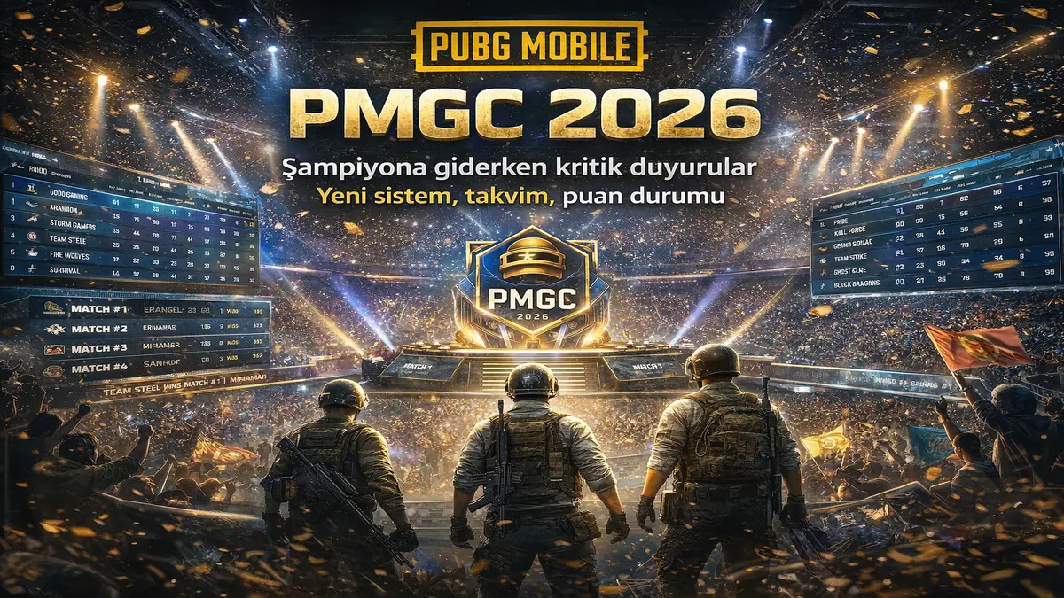 PUBG Mobile Global Championship (PMGC) 2026 Duyuruldu: Yeni Sistem, Takvim ve Detaylar