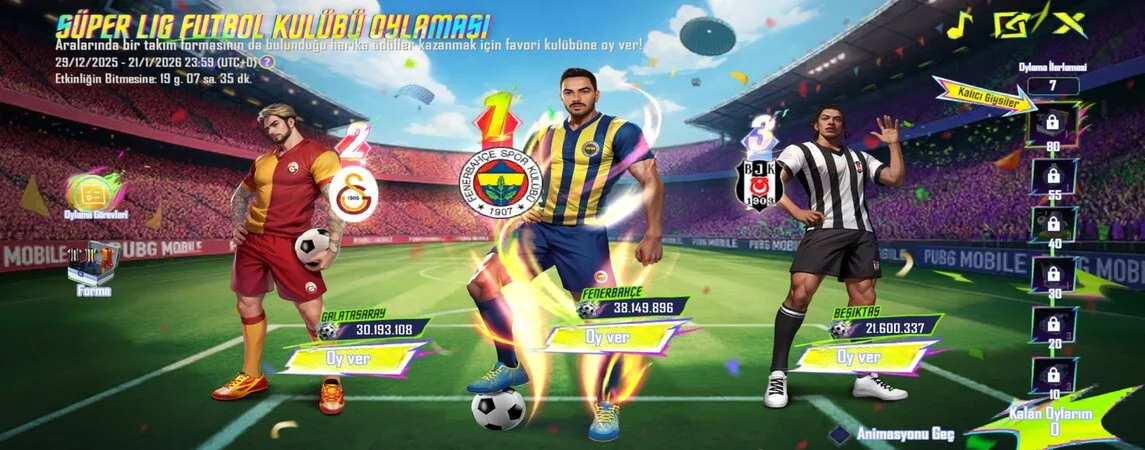 PUBG Mobile işbirliği: Fenerbahçe, Galatasaray ve Beşiktaş duyurdu