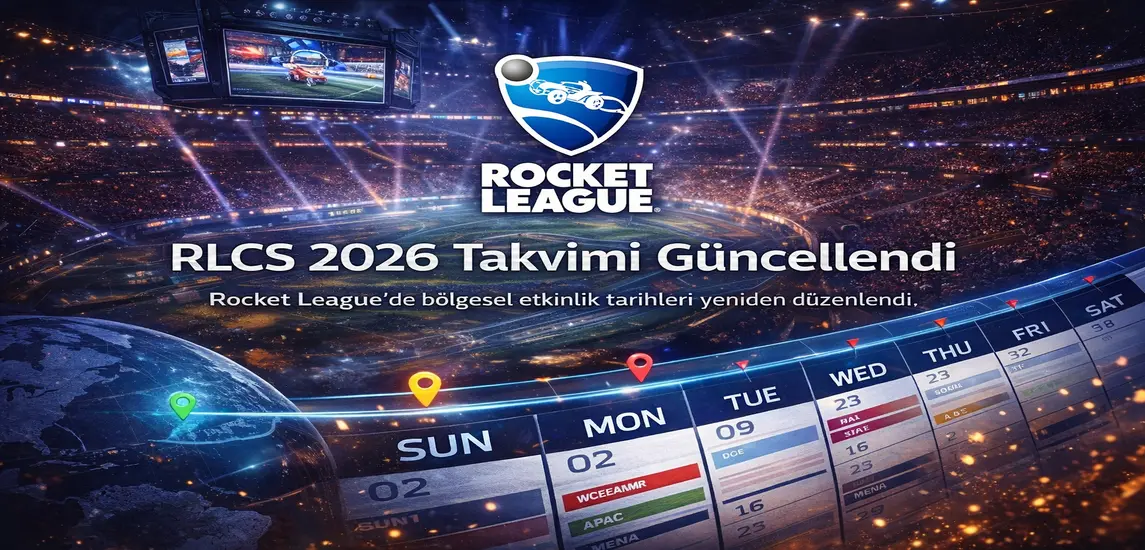 RLCS 2026 Sezonu İçin Bölgesel Etkinlik Takvimi Güncellendi