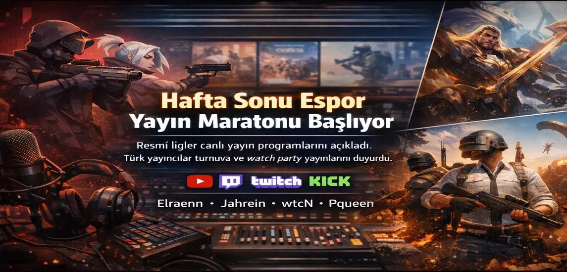 Resmi Ligler ve Türk Yayıncılar Hafta Sonu Yayın Programlarını Açıkladı