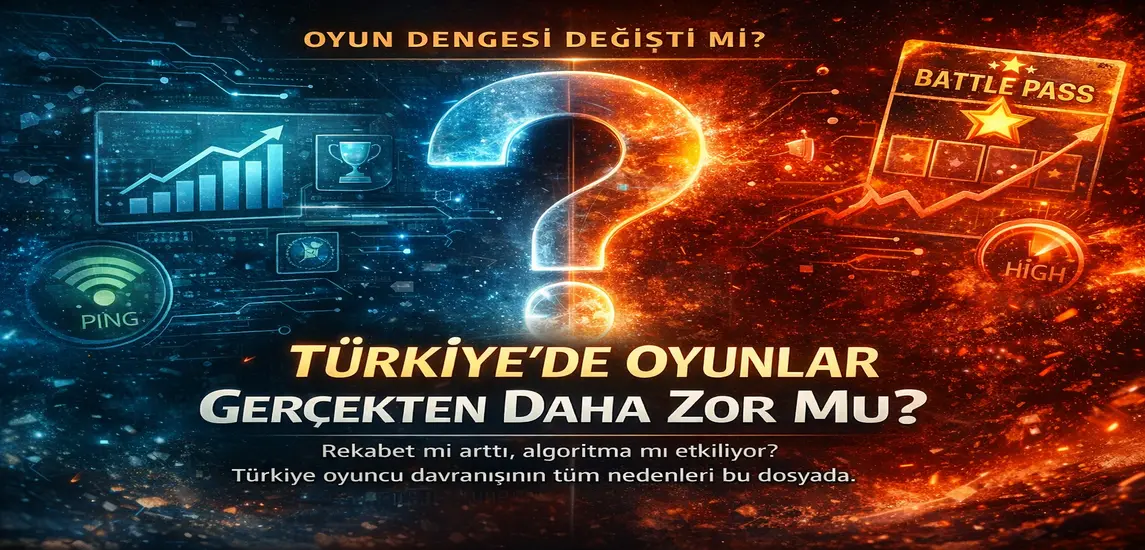 Türkiye’de Oyun Davranış Haritası: Aynı Oyun Neden Daha Zor Geliyor, Neden Hep Aynı Oyunlara Sıkışıyoruz, Para Nereye Akıyor?