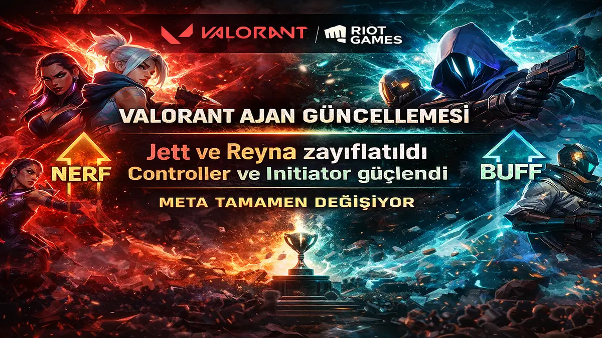 VALORANT Yeni Ajan Denge Güncellemesi Duyuruldu