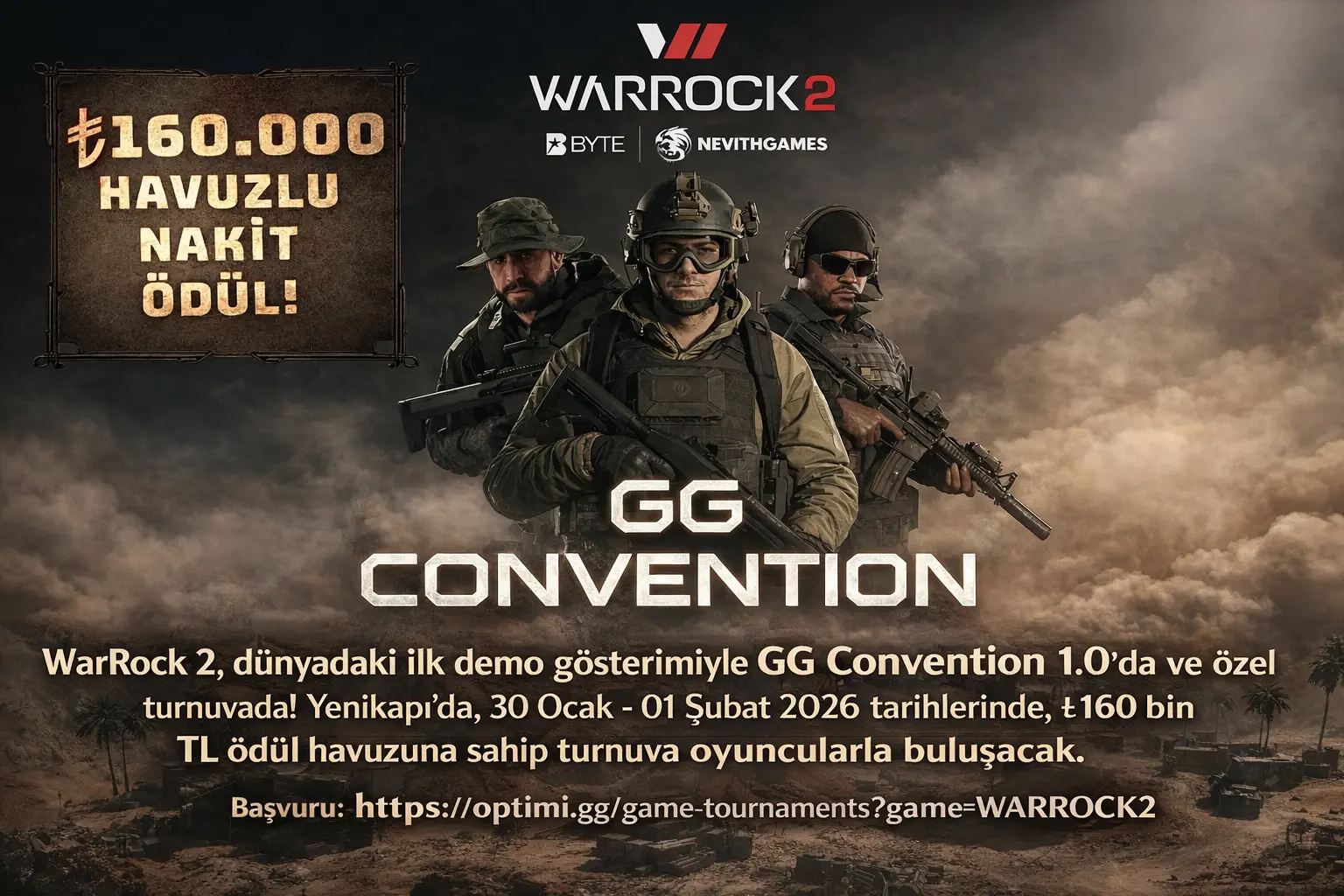 WarRock 2, Dünyadaki İlk Demo Gösterimiyle GG Convention 1.0’da Oyuncularla Buluşuyor