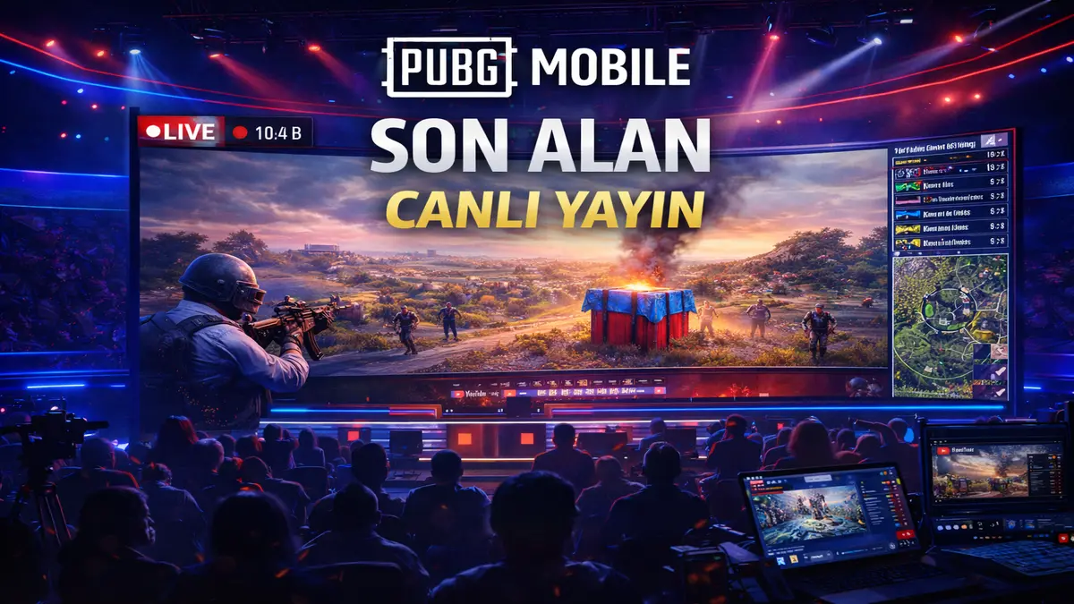 PUBG Mobile Son Alan Türkiye Turnuvası YouTube’da Canlı Yayınlandı
