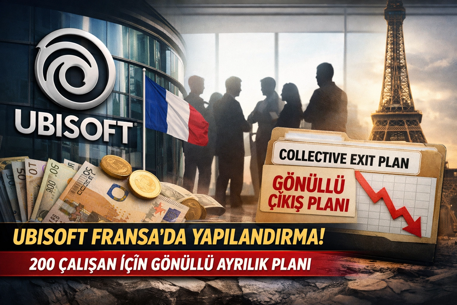 Ubisoft’ta Yapılandırma Planı: Fransa Merkezinde 200 Çalışan İçin Gönüllü Çıkış Gündemde